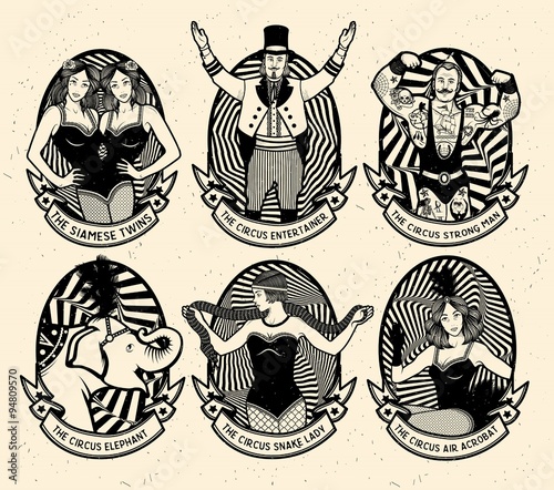 Pattern of the circus.