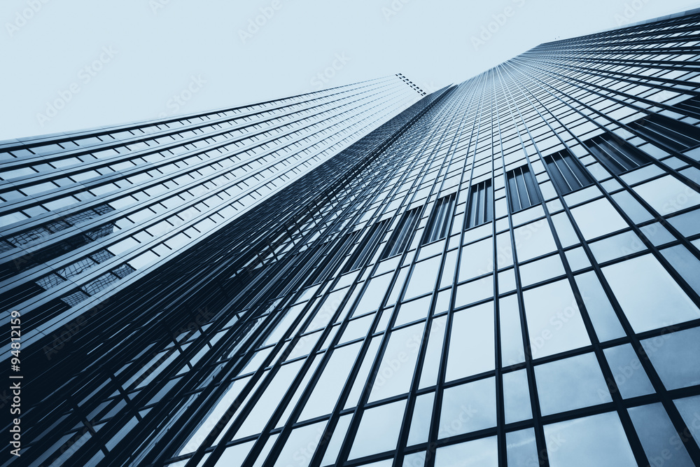 office buildings. Modern glass silhouettes on modern building. office buildings. Modern glass silhouettes on modern building.