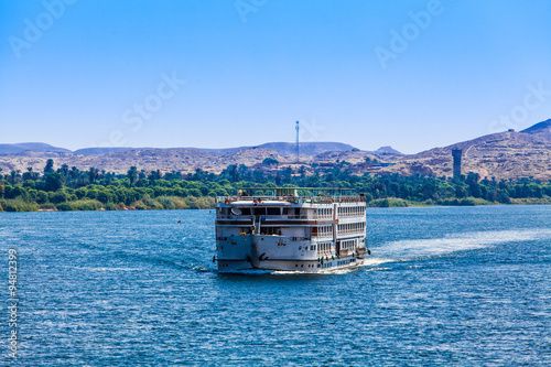 Canvastavla Touristic cruiser on the river NIle. EGYPT