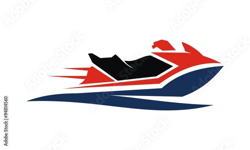 Jet ski motor boat