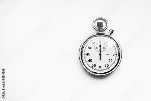 Stopwatch black and white