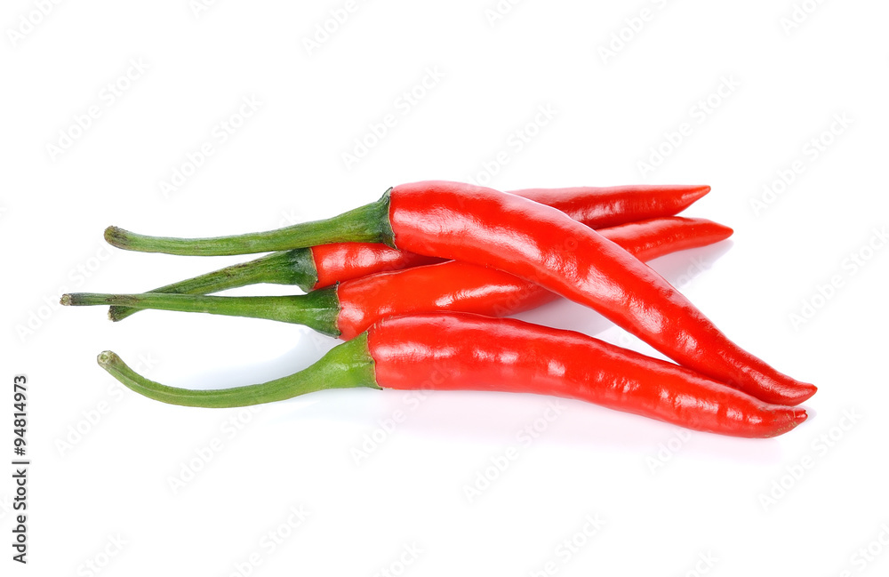 Chili pepper isolated on a white background