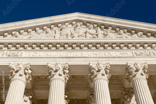 Text at the front of Supreme Court of U.S.