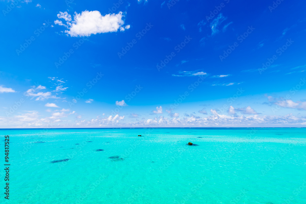 Sea, sky, seascape. Okinawa, Japan.