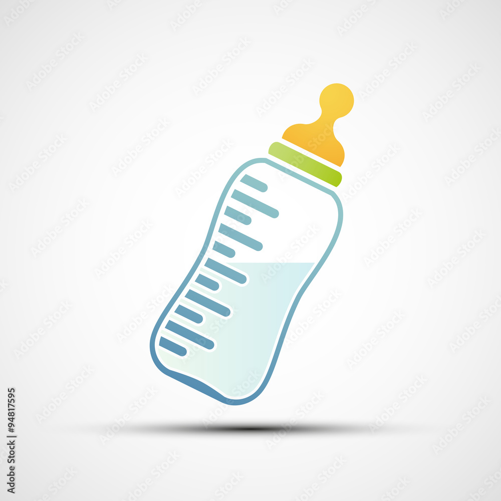 bottle with milk bottle with milk