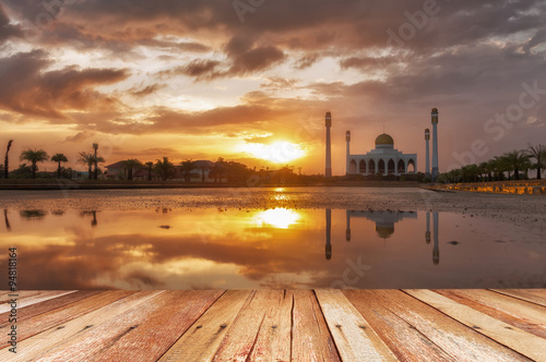 Canvas Print Beautiful mosque in Thailand