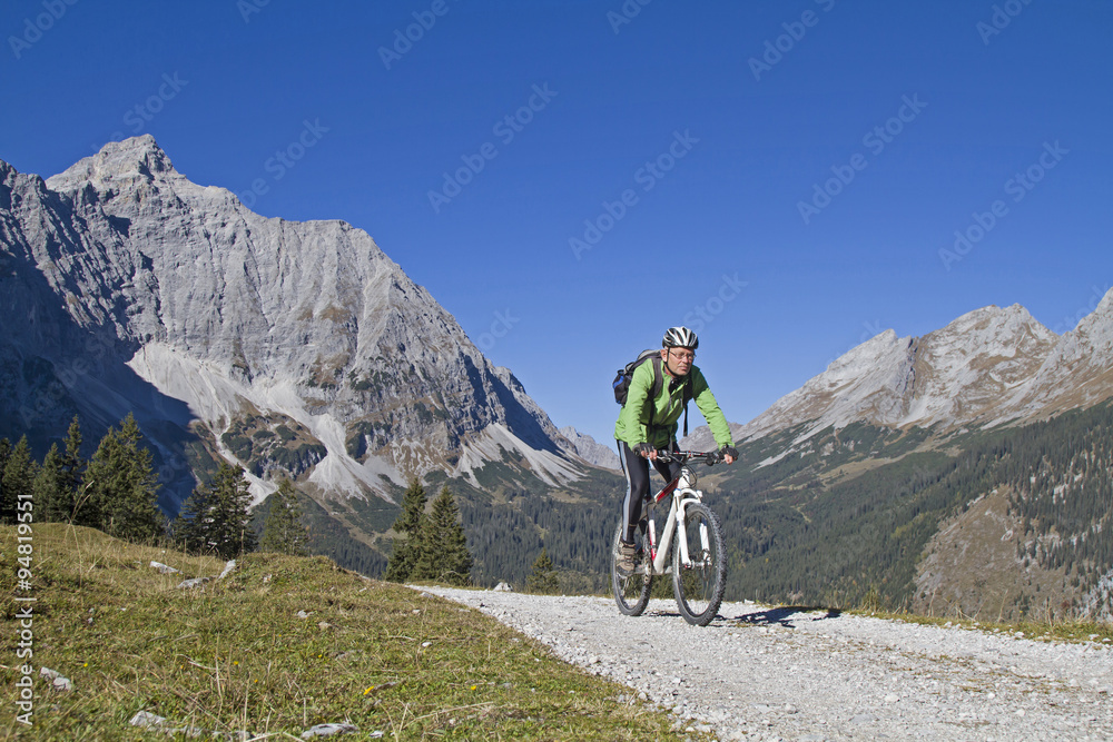 Mountainbiken im Karwendel