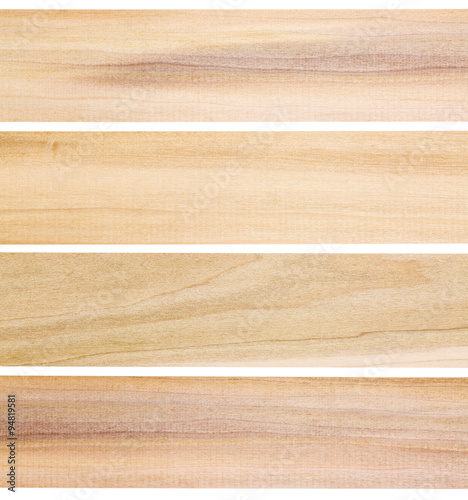 unfinished poplar wood planks