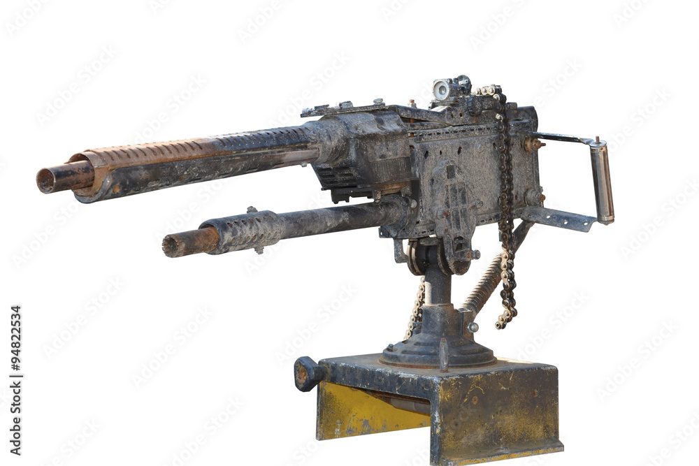 comic model of a light machine gun