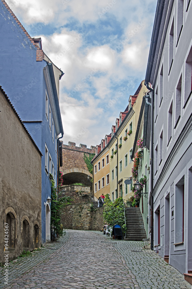 Street in european town Street in european town