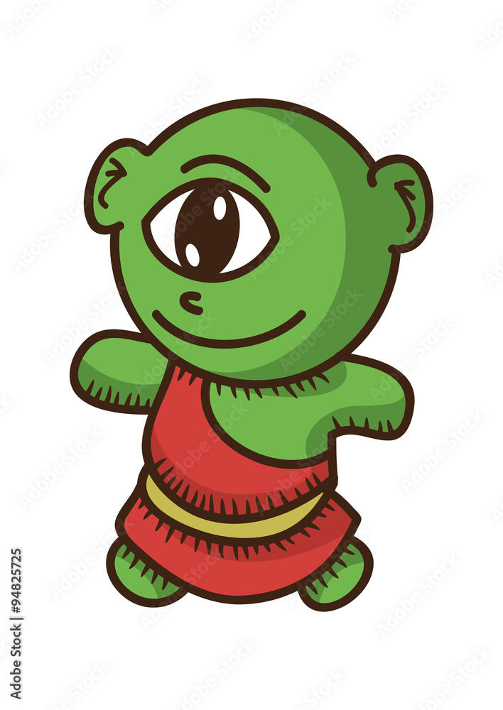 Obraz premium troll monster cartoon