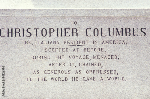 Christopher Columbus Plaque, Columbus Circle, New York City, New York