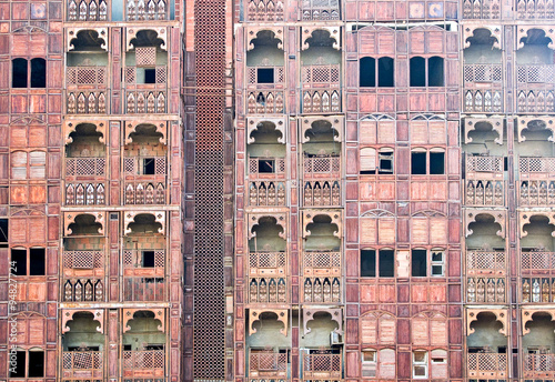 Saudi Arabia,Jeddah, houses of the Al Balad District