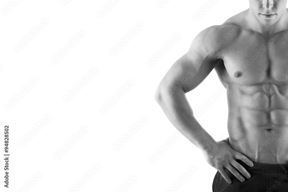 Handsome power athletic guy male Handsome power athletic guy male