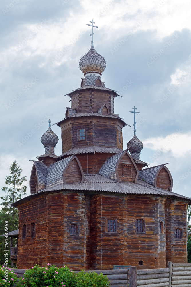 Traditional Wooden Orthodox Church, Suzdal, Russia