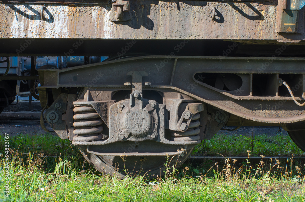 Industrial rail car wheel