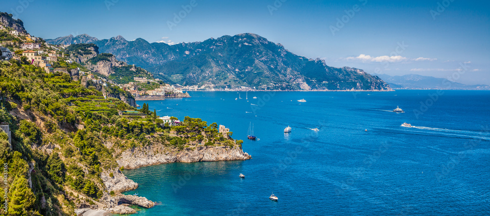 Amalfi Coast panorama, Campania, Italy