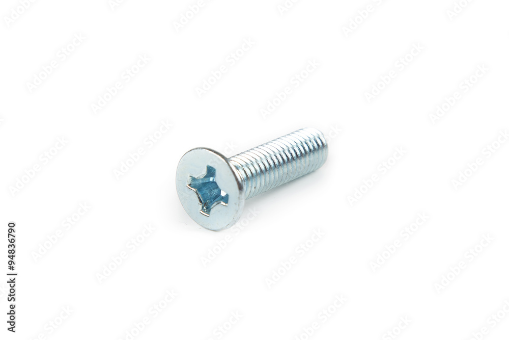 Isolated photo of bolt with white background Isolated photo of bolt with white background