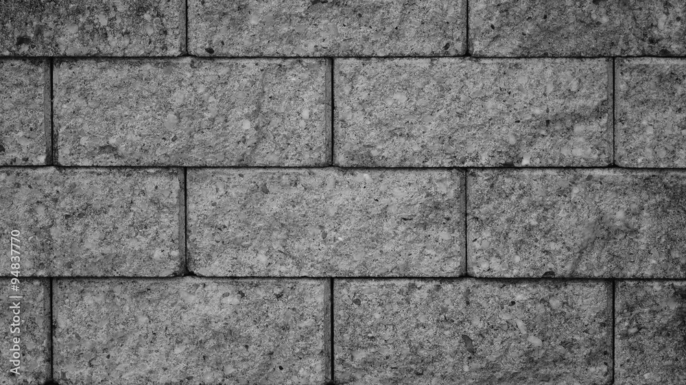 Fototapeta premium Background of stone wall made with blocks