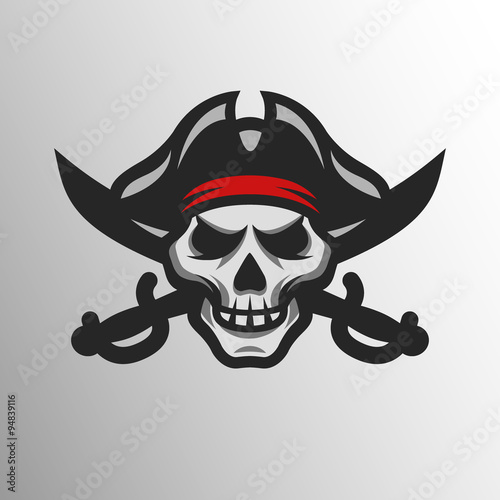 Pirate Skull and swords.