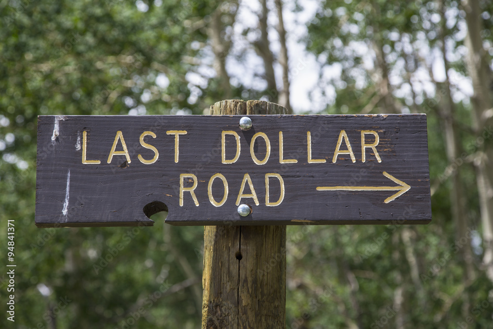 Last Dollar Road, 58P county road, Colorado, USA, 04.07.2014 Last Dollar Road, 58P county road, Colorado, USA, 04.07.2014