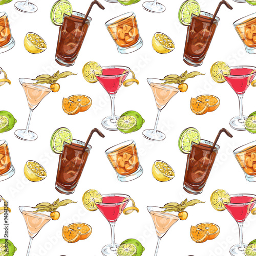 Color pattern contemporary classics cocktails