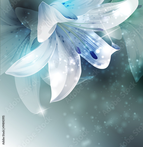Fototapeta Naklejka Na Ścianę i Meble -  shining flowers composition