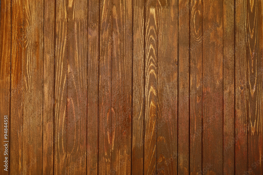 Fototapeta premium Wooden wall closeup