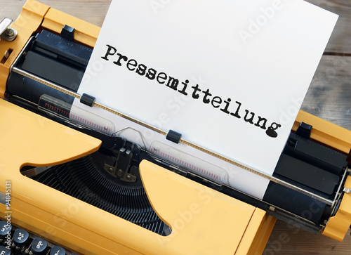 Pressemitteilung photo