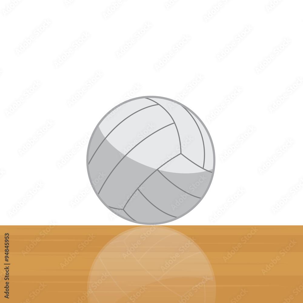 Volleyball on the Floor