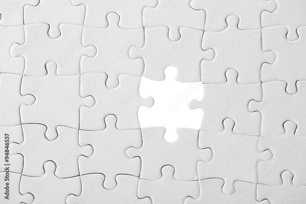 Puzzle, business team work conception Puzzle, business team work conception