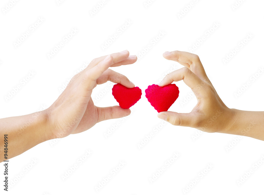 Obraz premium miłość, serce w dłoni