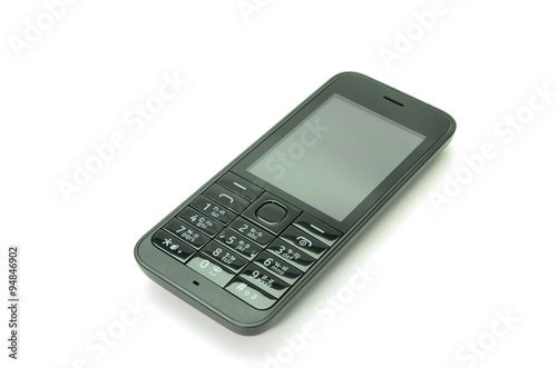 mobile phone isolated On a white background