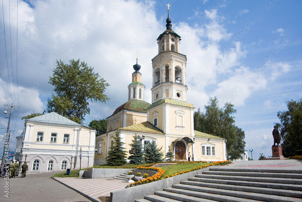 Nikolo-Kremlevskaya Church in Vladimir (now - Planetarium), the monument to Alexander Nevsky