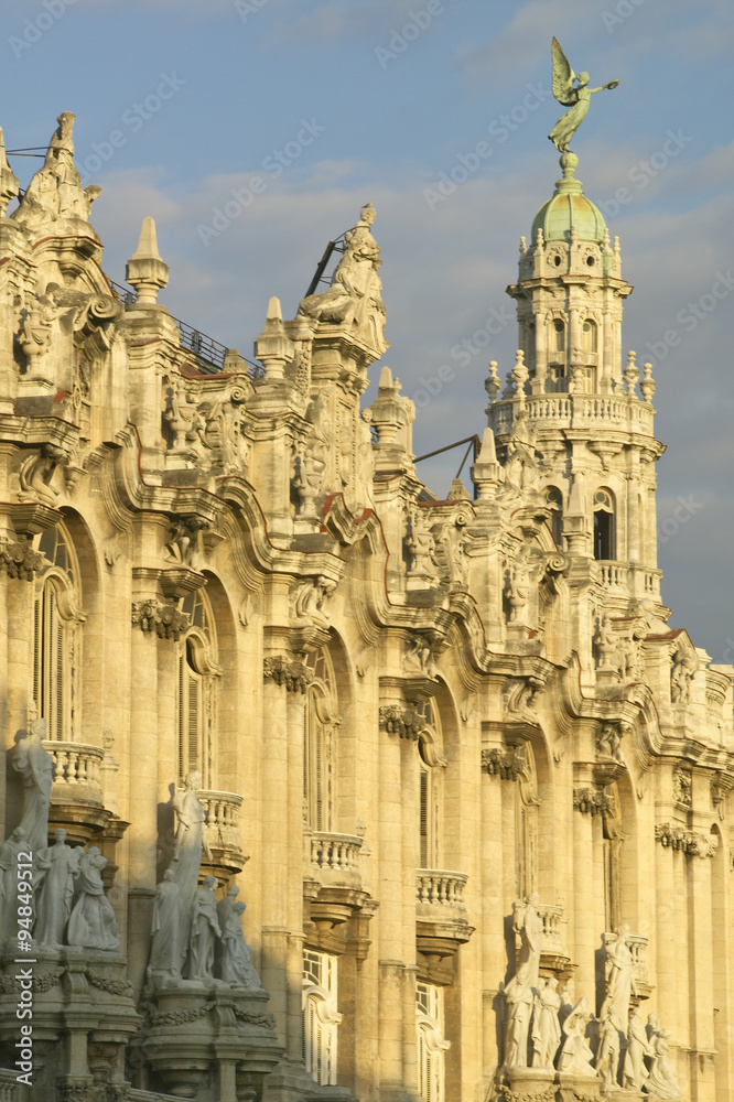 Old Opera House, Grande Teatro, and Dome of the Royal Theater of Havana, Cuba