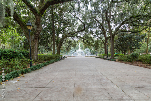 Walkway to Forsyth Park Fountain
