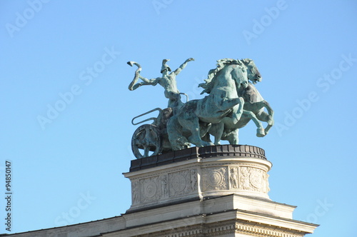 Heroes Square in Budapest