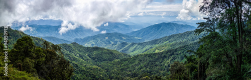 panorama of landscape mountain view forest of thailand © moggara12