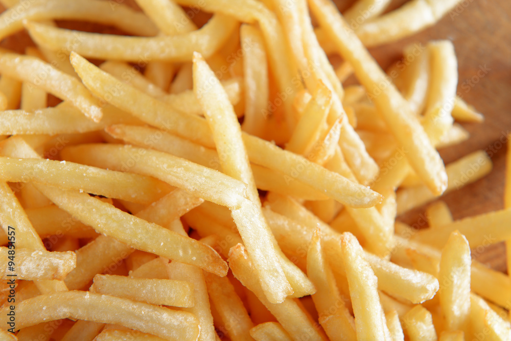 French fried potatoes background French fried potatoes background