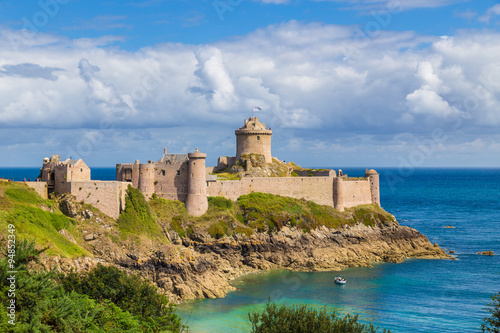 Obraz na płótnie Fort-La-Latte castle, Bretagne, France w salonie