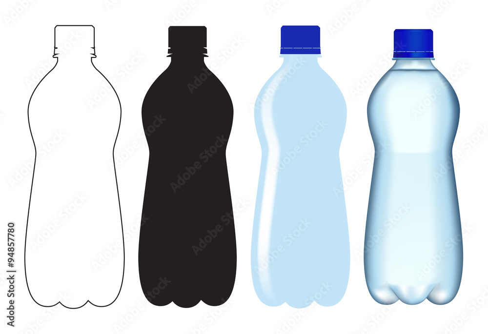 Bottle of water. Bottle of water.