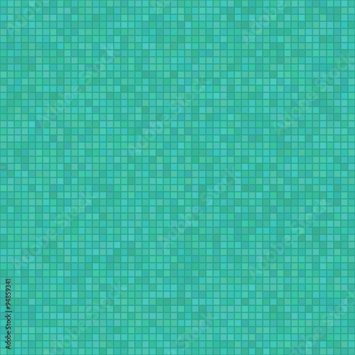 Turquoise Background With Mosaic Effect