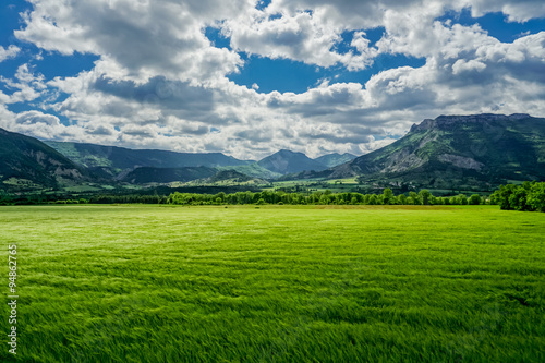 Wonderful landscape in france