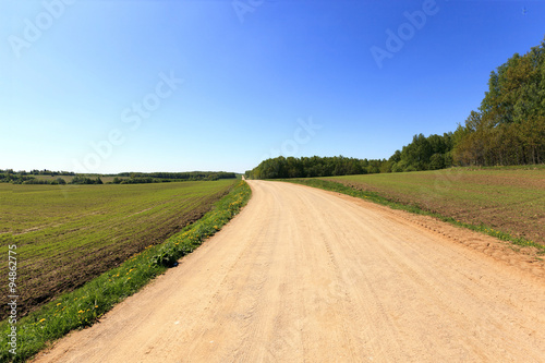   Rural Dirt road.  