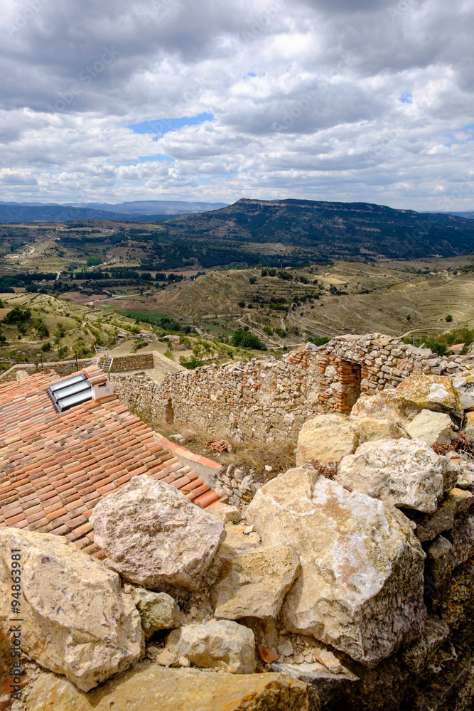 Panoramic view, Morella, the province of Castellon, Spain. Panoramic view, Morella, the province of Castellon, Spain.