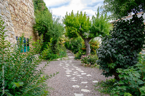 The Poets Garden in Morella  the province of Castellon  Spain.