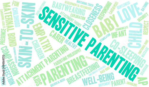Sensitive Parenting Word Cloud