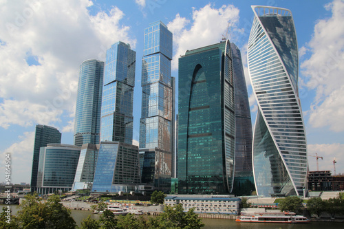 Moscow City business center  Russia