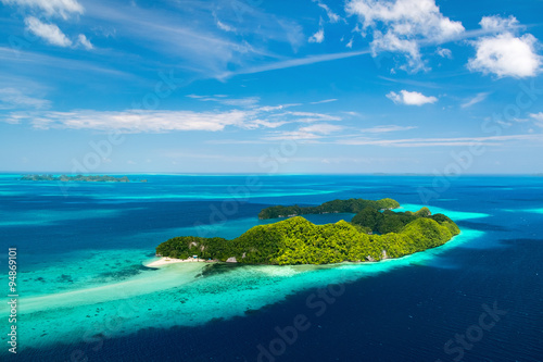 Palau islands from above © BlueOrange Studio