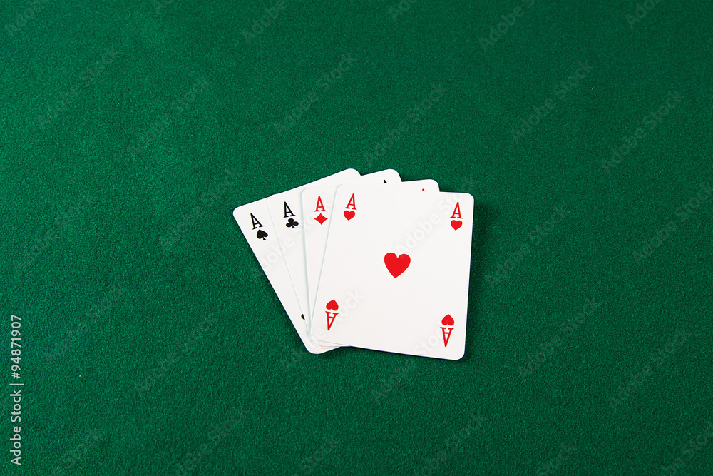 Obraz premium poker d'assi